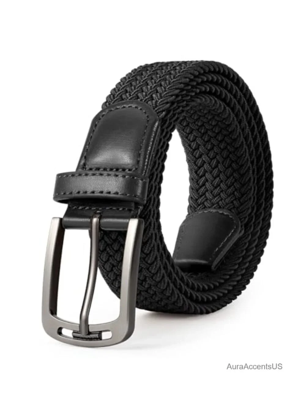 Elastic Braided Woven Stretch Belt for Men Women Casual Golf Belt
